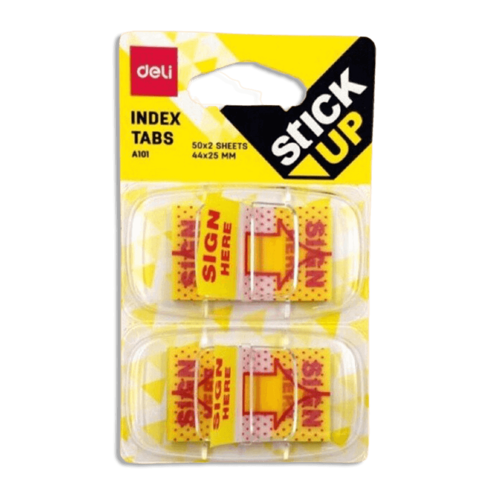 Deli-44x25mm-Sign-Here-Index-Tabs
