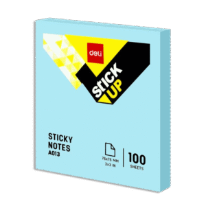 Deli 76x76mm Blue Stick Up Sticky Notes