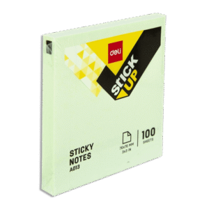 Deli 76x76mm Green Stick Up Sticky Notes