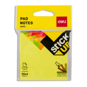 Deli 76x76mm Multi Color Pad Notes