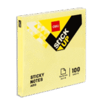 Deli 76x76mm Yellow Stick Up Sticky Notes