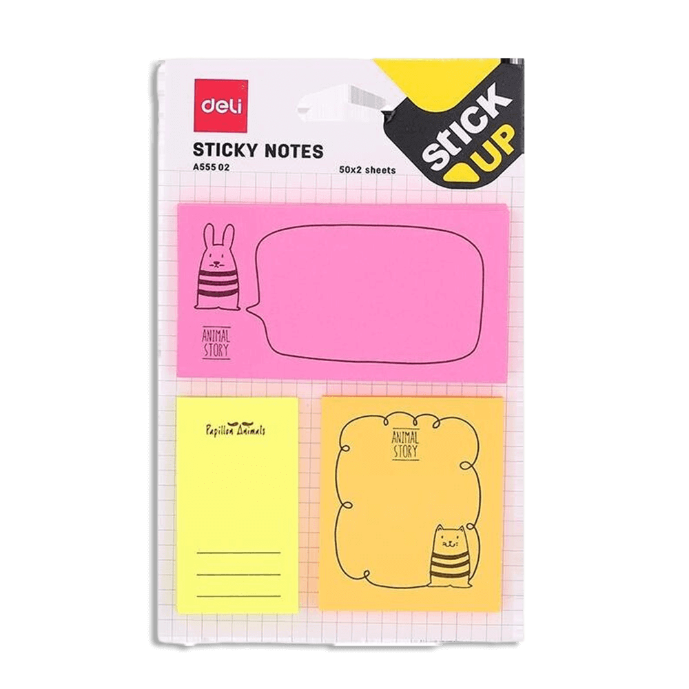 Deli-Animal-Story-3-Volumes-Sticky-Notes