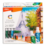 Deli Arcylic Watercolor 12 Color Tube