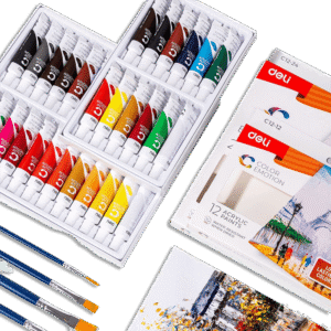 Deli Arcylic Watercolor 24 Color Tube1