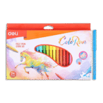 Deli Felt Pen Washable Colors Pack Of 24 Colors
