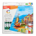 Deli Gouache Watercolor 24 Color Tube