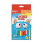 Deli Jumbo 12 Colored Pencils