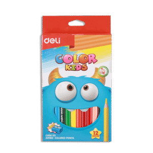 Deli Jumbo 12 Colored Pencils