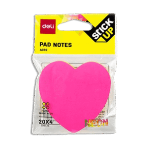 Deli Multi-Color Heart Pad Notes