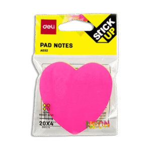 Deli Multi-Color Heart Pad Notes