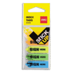 Deli Multi-Color Sign Here Index Tabs