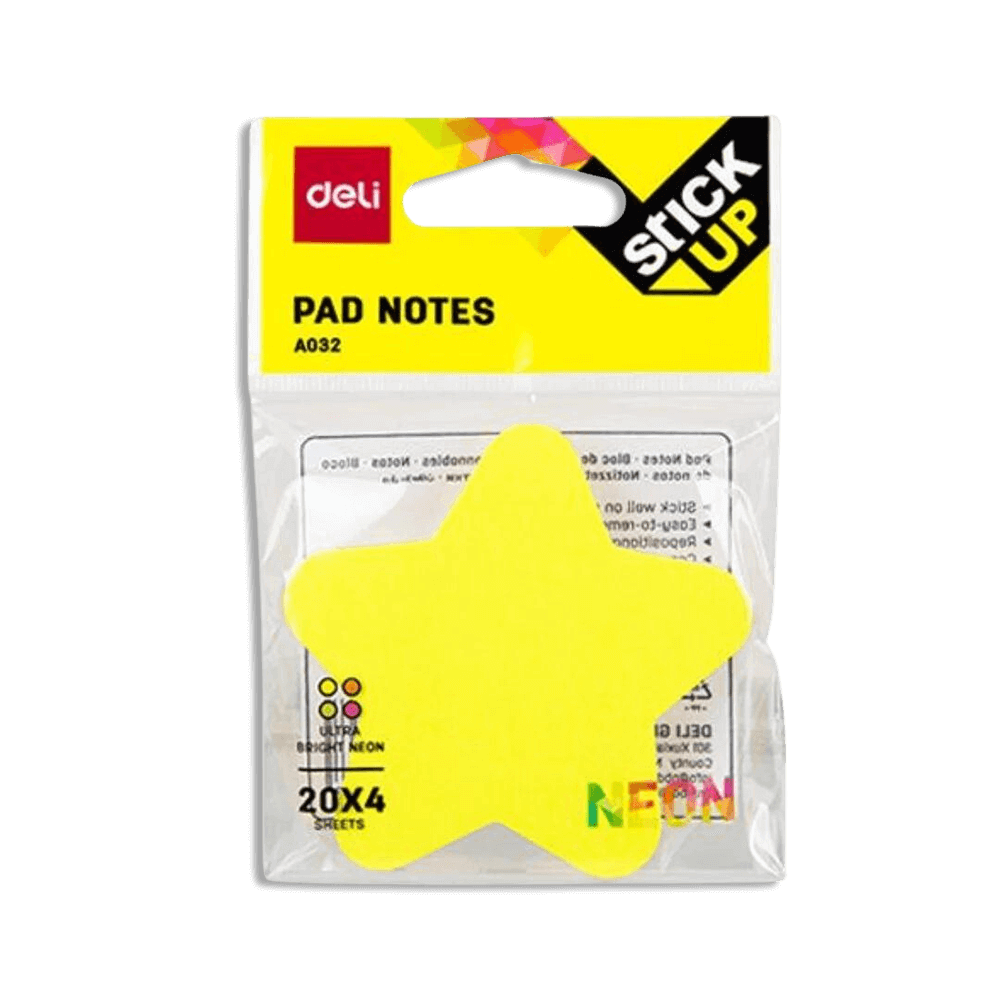 Deli-Multi-Color-Star-Pad-Notes