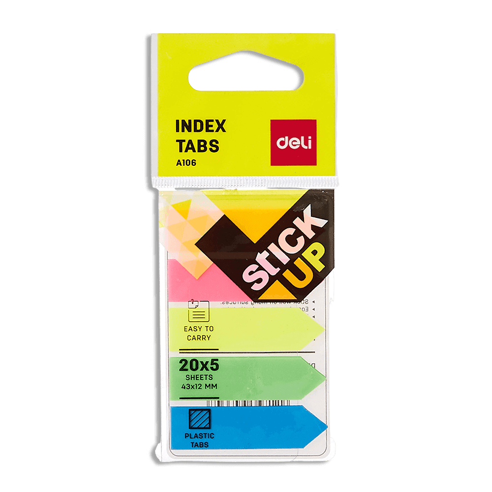 Deli-Multi-Color-Stick-Up-Index-Tabs