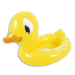 Jilong 113cmx70cmx63cm Yellow Duck Boat Rider