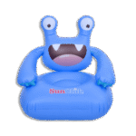 Jilong 61cmx61cmx61cm Monster Kids Chair