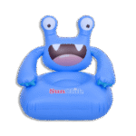 Jilong 61cmx61cmx61cm Monster Kids Chair