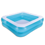 Jilong Blue 145cmx145cmx45cm Squared 2 Ring Inflatable Pool