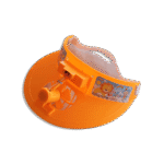 Kids Orange Summer Plastic Hat
