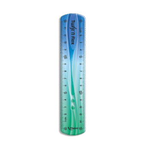 Maped 15cm Green Ruler Twist'N Flex Décor