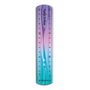 Maped 15cm Purple Ruler Twist'N Flex Décor