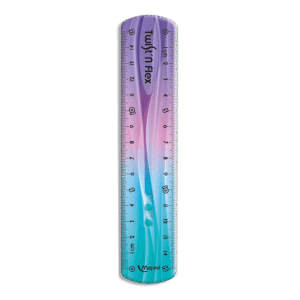 Maped 15cm Purple Ruler Twist'N Flex Décor