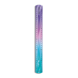 Maped 30cm Purple Ruler Twist'N Flex Décor
