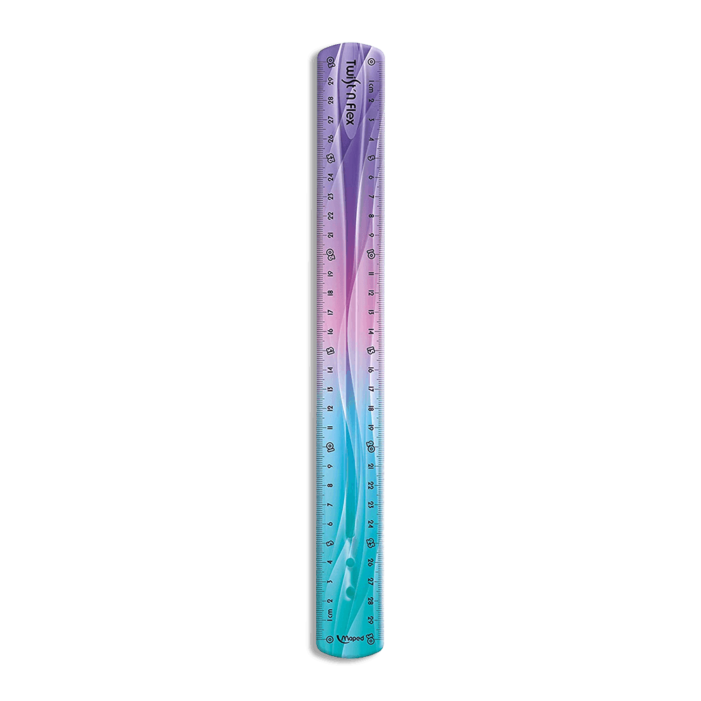 Maped-30cm-Purple-Ruler-Twist'N-Flex-Décor