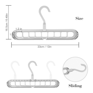 Mertplast Grey Clothes Hanger Wizard2