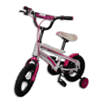 Pink & Black 12 Star Bicycle