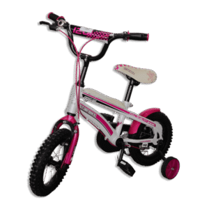 Pink & Black 12 Star Bicycle