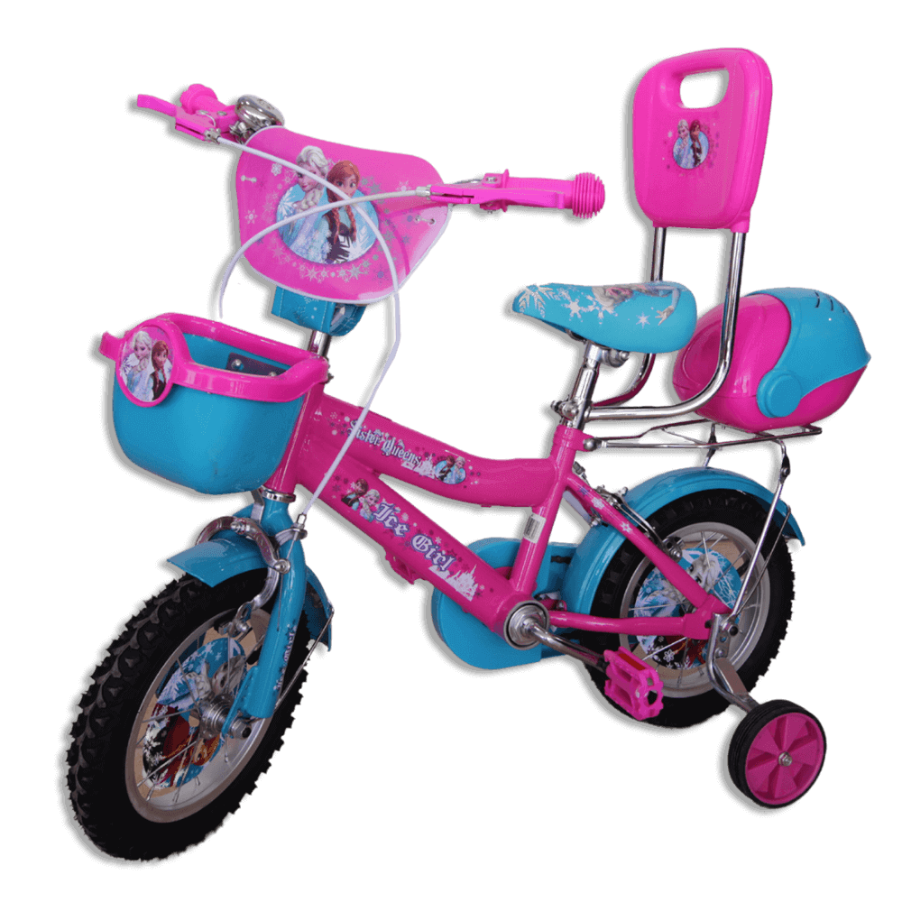 Pink-&-Blue-Frozen-12-Bicycle