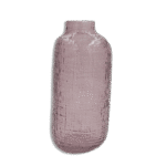 Purple Striped 30cm Glass Round vase