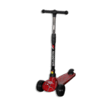Red 3 Wheels Scooter with Light