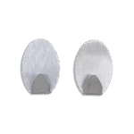 Set of 2pcs Oval Stainless Steel Hook