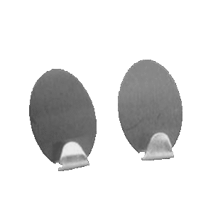 Set of 2pcs Round Stainless Steel Hook