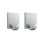 Set of 2pcs Squared Stainless Steel Hook