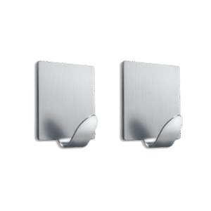 Set of 2pcs Squared Stainless Steel Hook