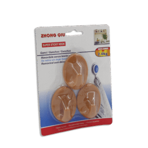 Set of 3pcs Plastic Oval Hooks