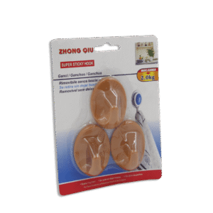 Set of 3pcs Plastic Oval Hooks