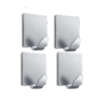 Set of 4pcs Squared Stainless Steel Hook