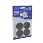 Set of 8pcs Round Black Furniture Protection Cushion