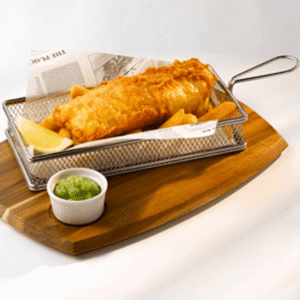 Stainless Steel Rectangular Fryer Serving Basket2
