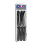 Style House Set of 6pcs Black Sharp Knife Set