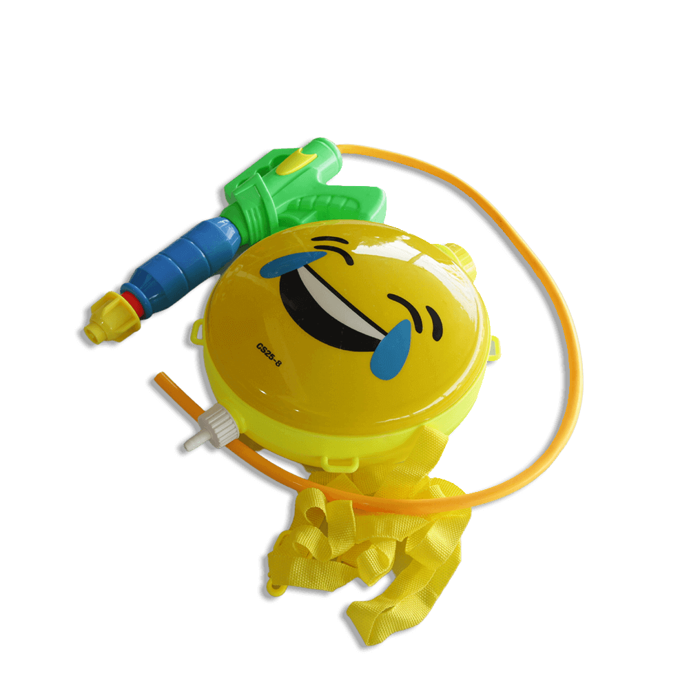 Yellow-Emoji-Plastic-Water-Gun-with-Bag