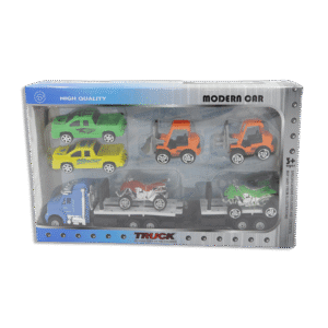 Auto Transport Trailer with Variable Cars