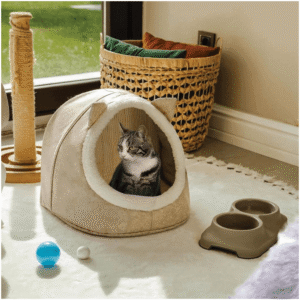 Beige Foldable Pet Nest2