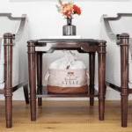 Beige-Leather-Storage-Basket-with-Drawstring-Cover2