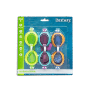 Bestway 21074 Aqua Burst Essential 3-Pack Child 3+ Goggles