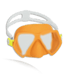 Bestway 22059 Orange Polycarbonate Diving Mask