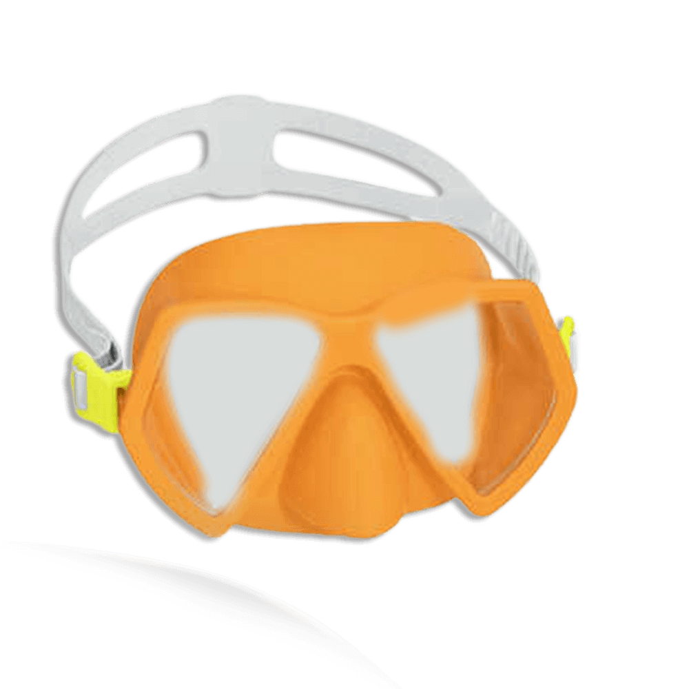 Bestway-Orange-Polycarbonate-Diving-Mask